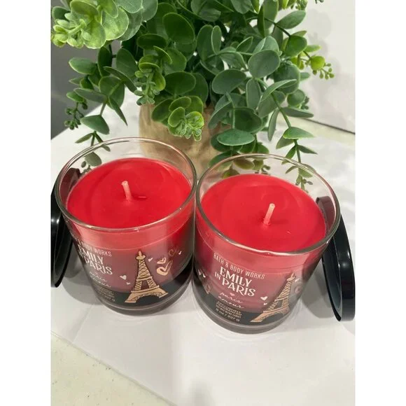 Bath & Body Works “Paris Amour” Emily In Paris Collection Candle Set of 2 - Picture 2 of 6
